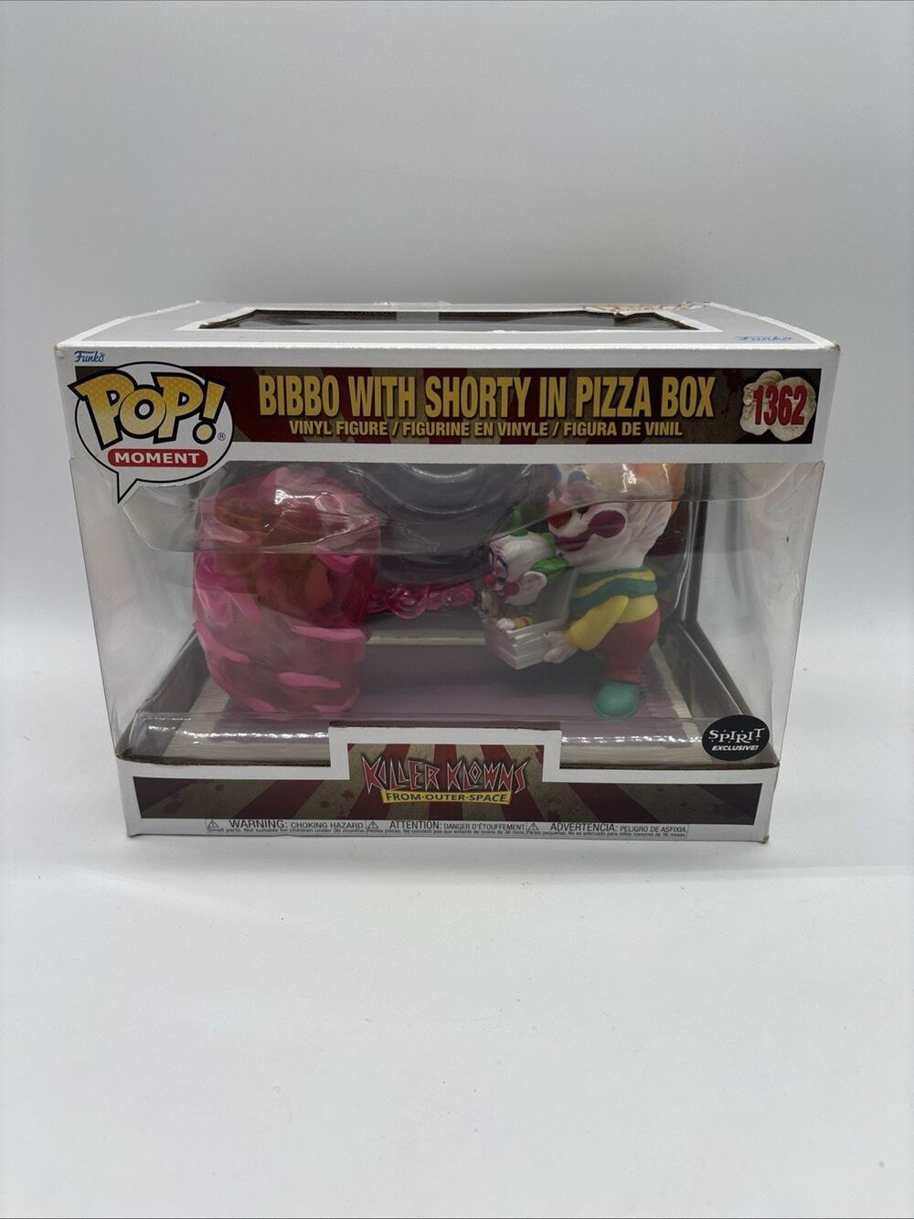 Funko Pop "Killer Klowns from Outer Space" Bibbo with Shorty in Pizza Box